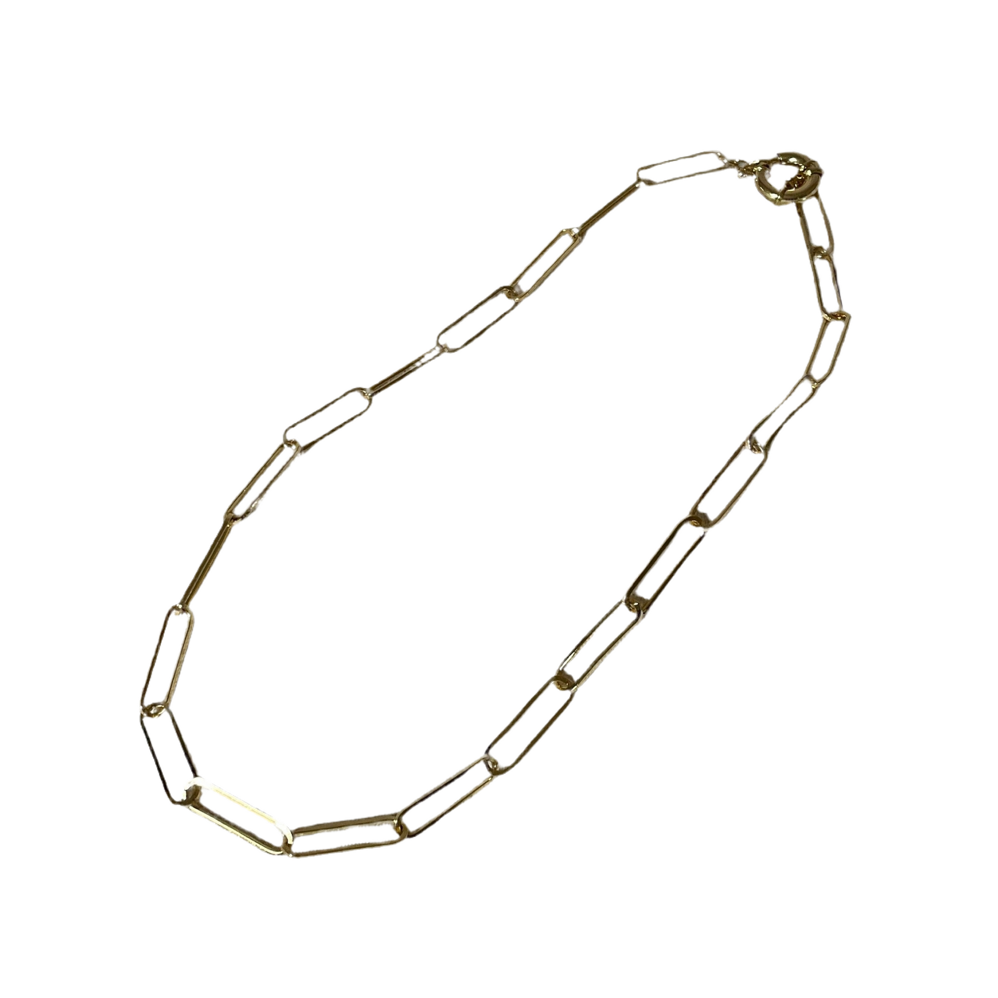 Paper Clip Necklace - Without Charms