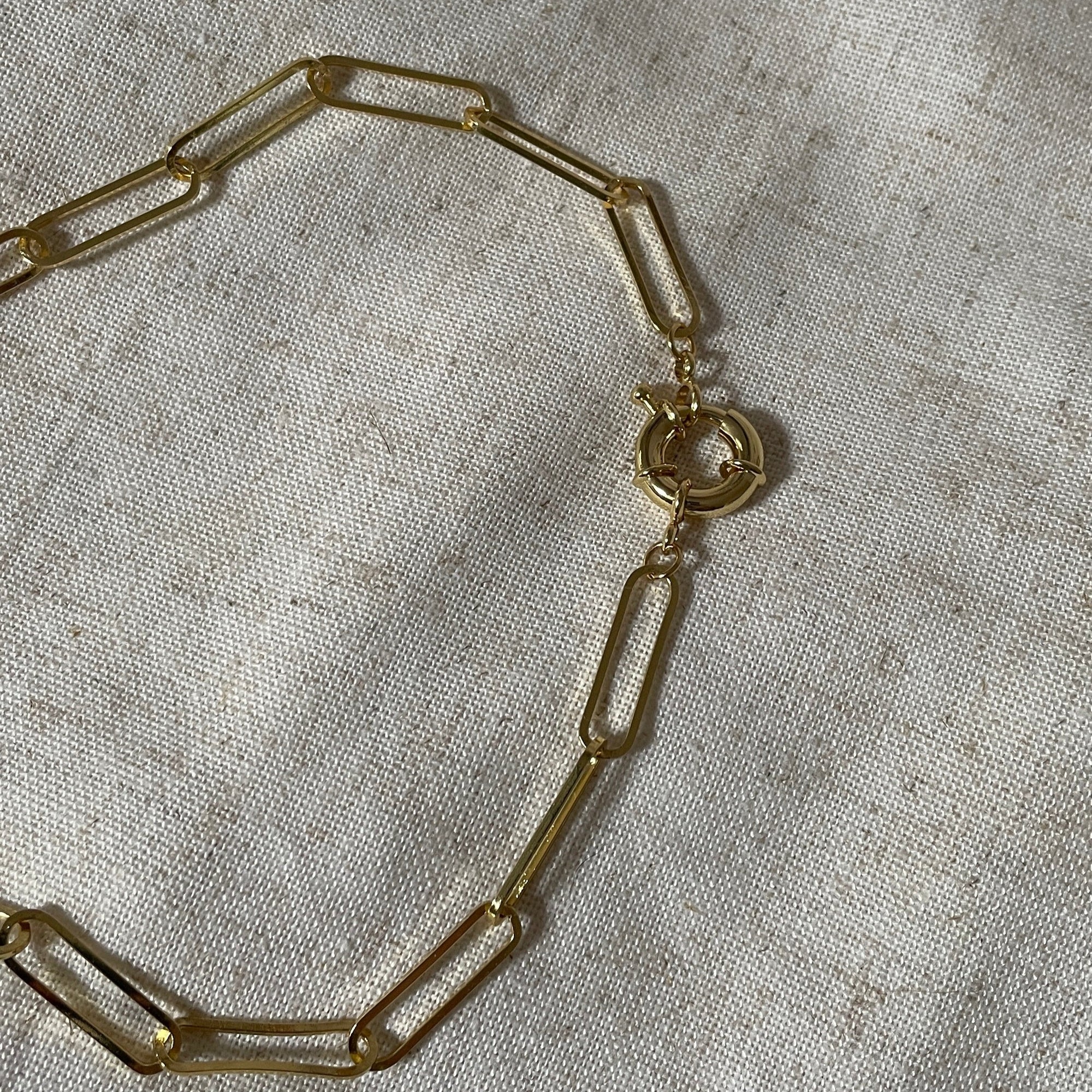 Paper Clip Necklace - Without Charms