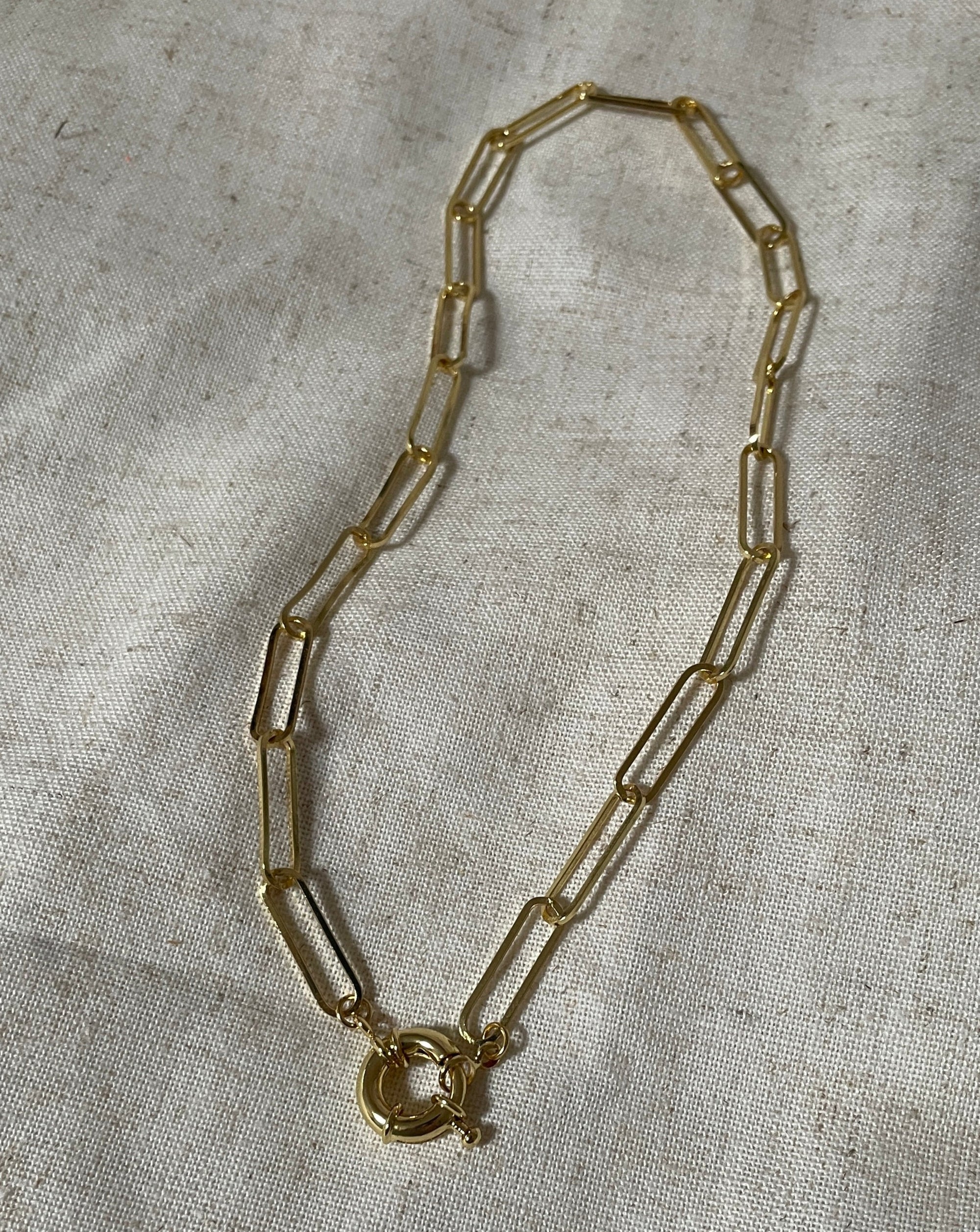 Paper Clip Necklace - Without Charms