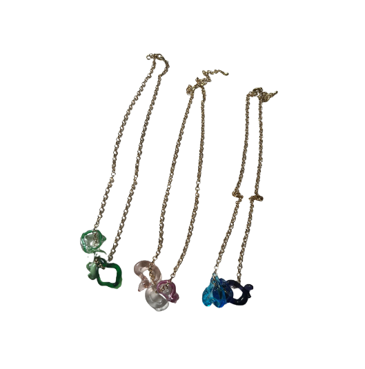 Melt - Belcher Chain and glass charms