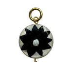 Mollie V - Hand-painted Shell and 18k Gold Clip on Charms - 008