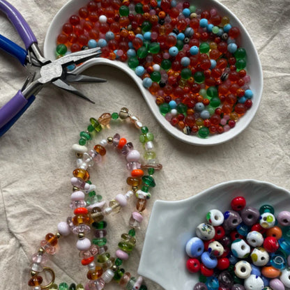 13th February - Blow Water X Easthope - Beaded Charm Necklace Workshop