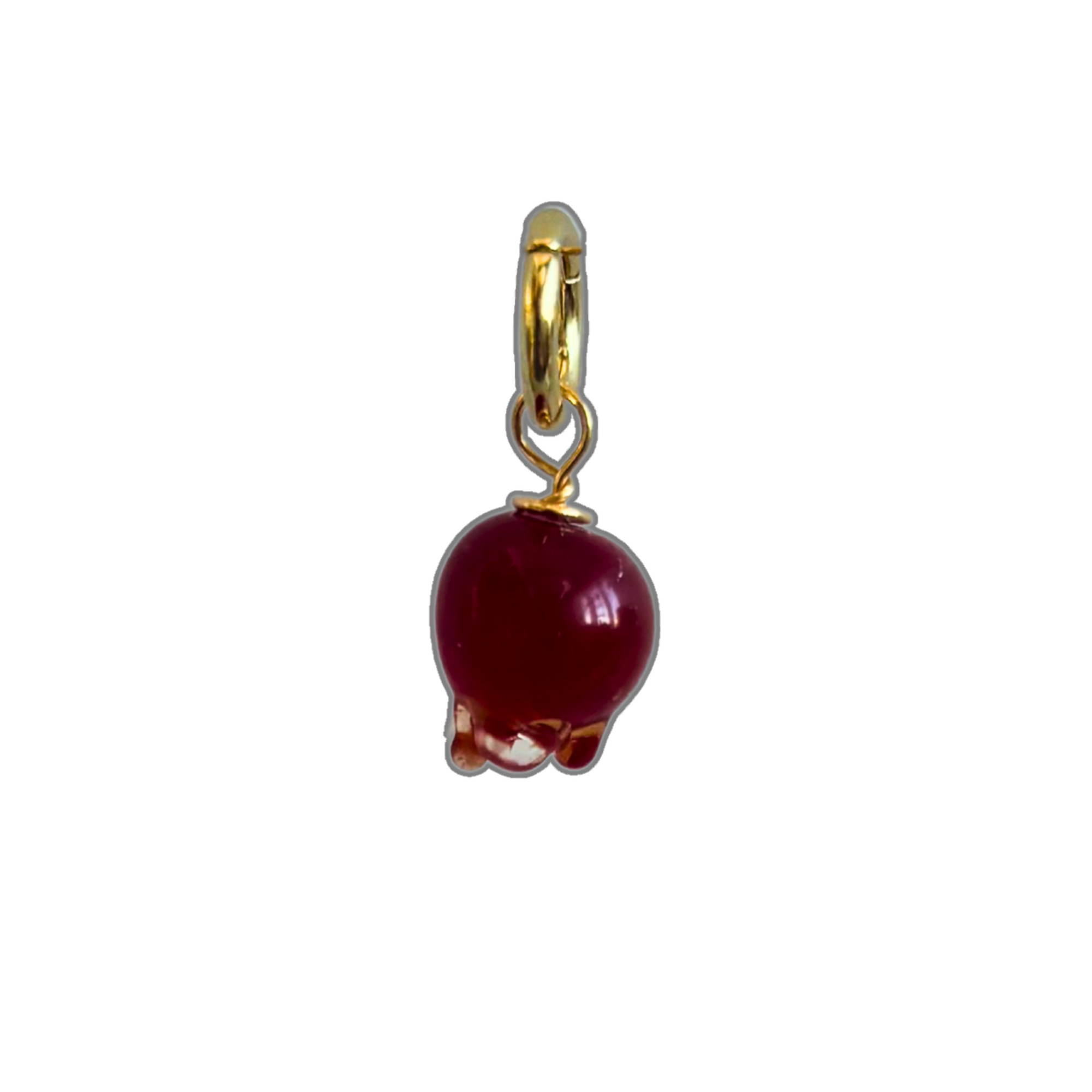 Pomegranate  - Murano Glass Food Charm