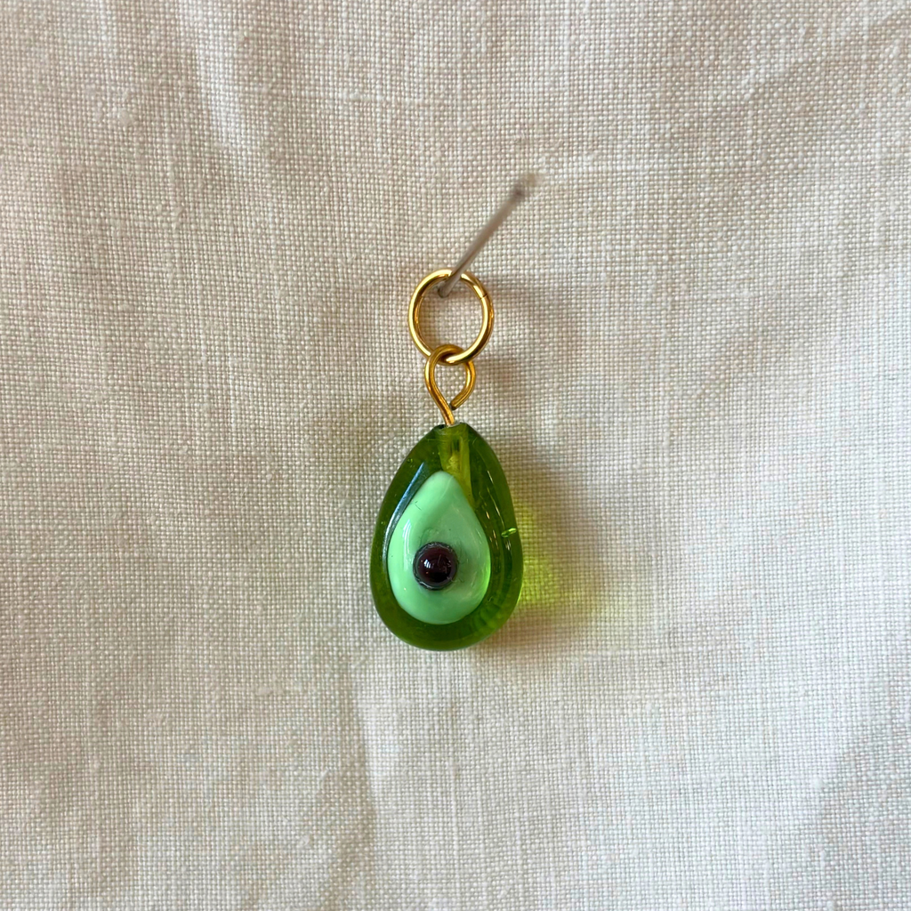 Avocado - Murano Glass Food Charm