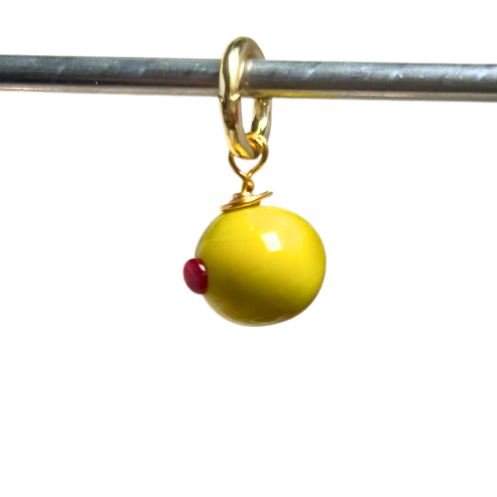 Olive - Murano Glass Food Charm