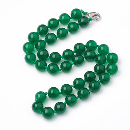 Greta Natural Stone Beaded Necklace