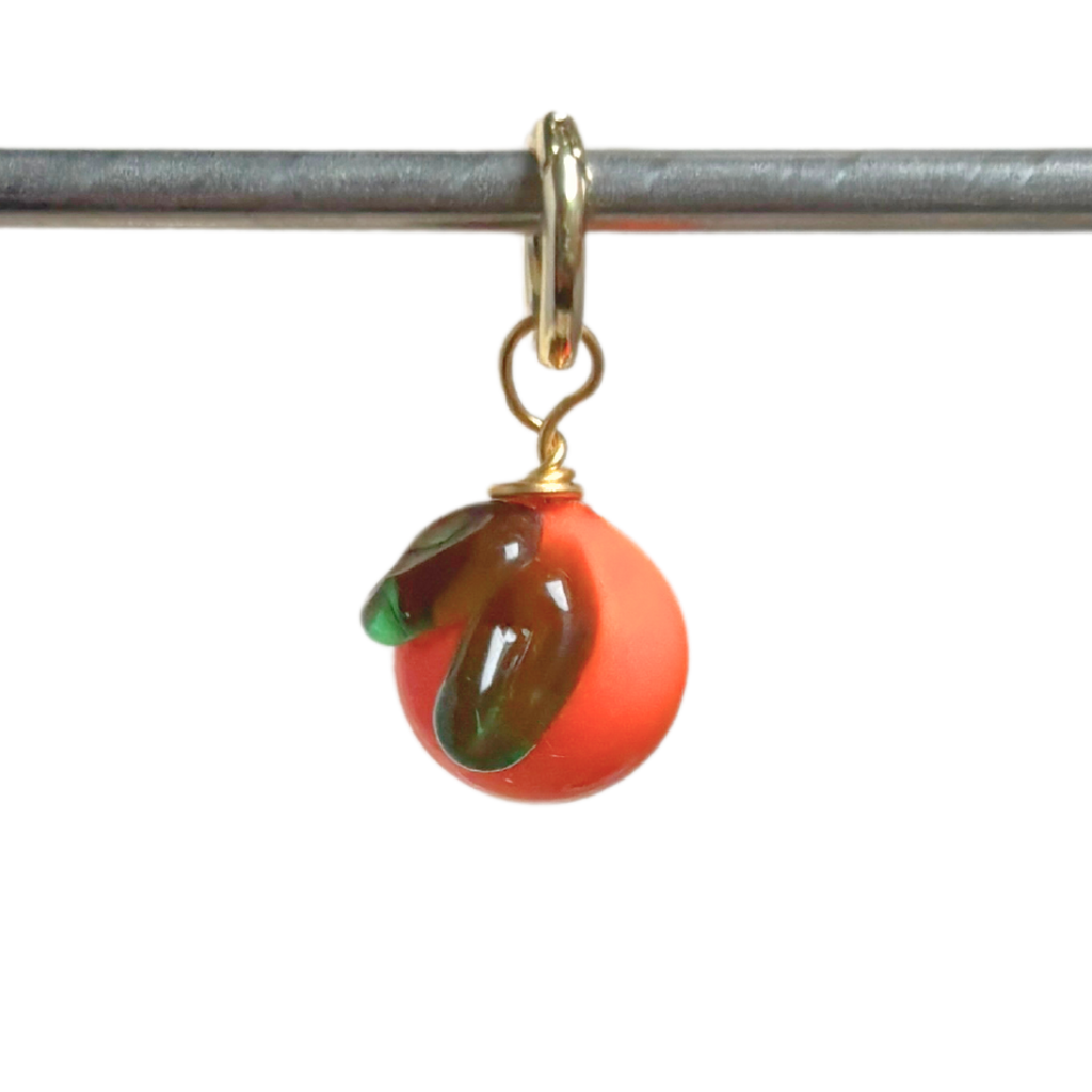 Orange - Murano Glass Food Charm
