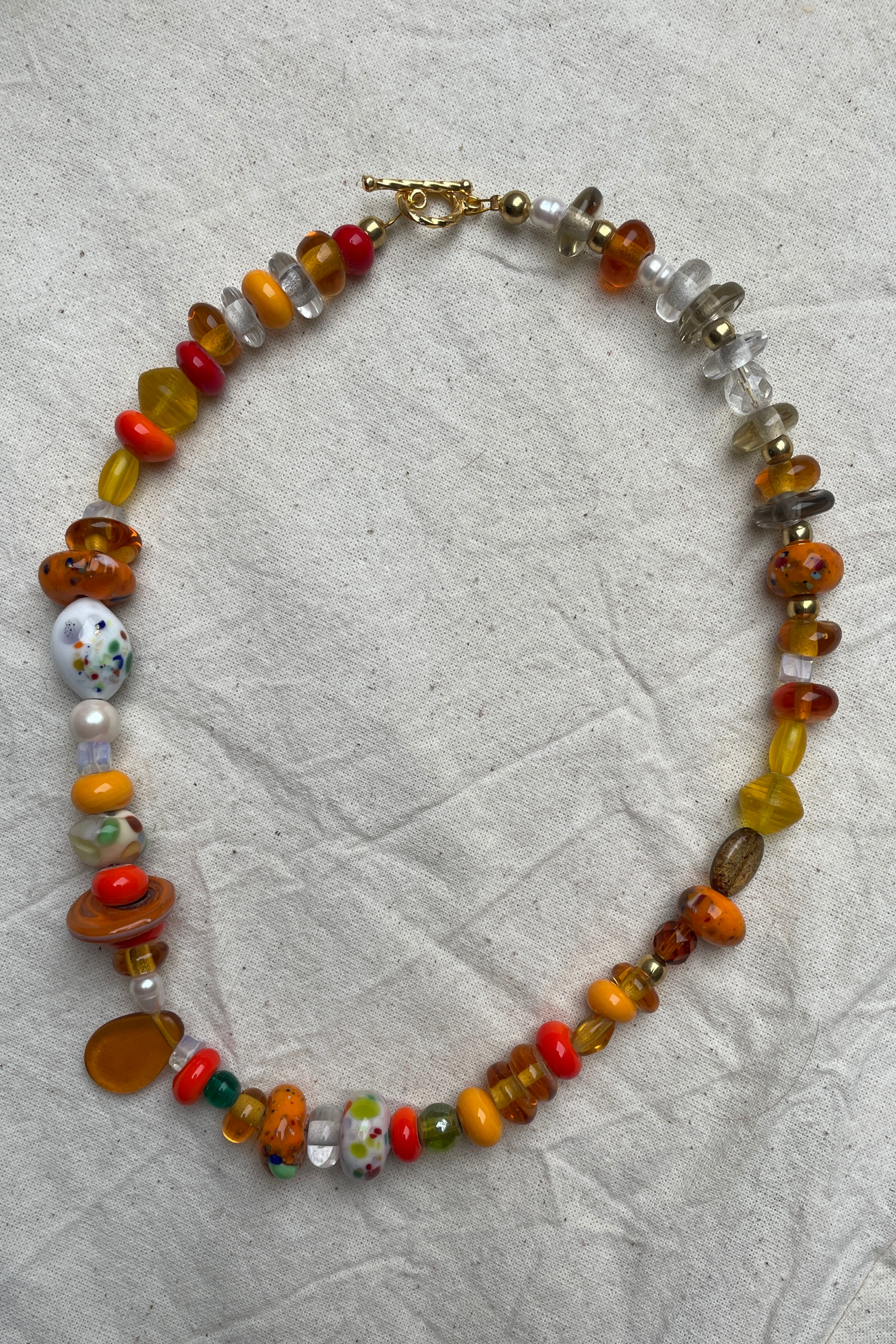 Selma - Glass Bead Necklace