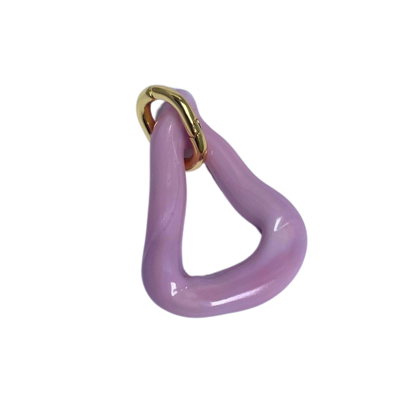Melt - Solid Pale Pink  - Murano Glass Drop