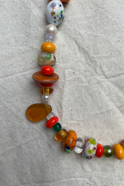 Selma - Glass Bead Necklace