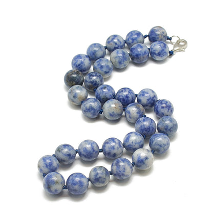 Greta Natural Stone Beaded Necklace