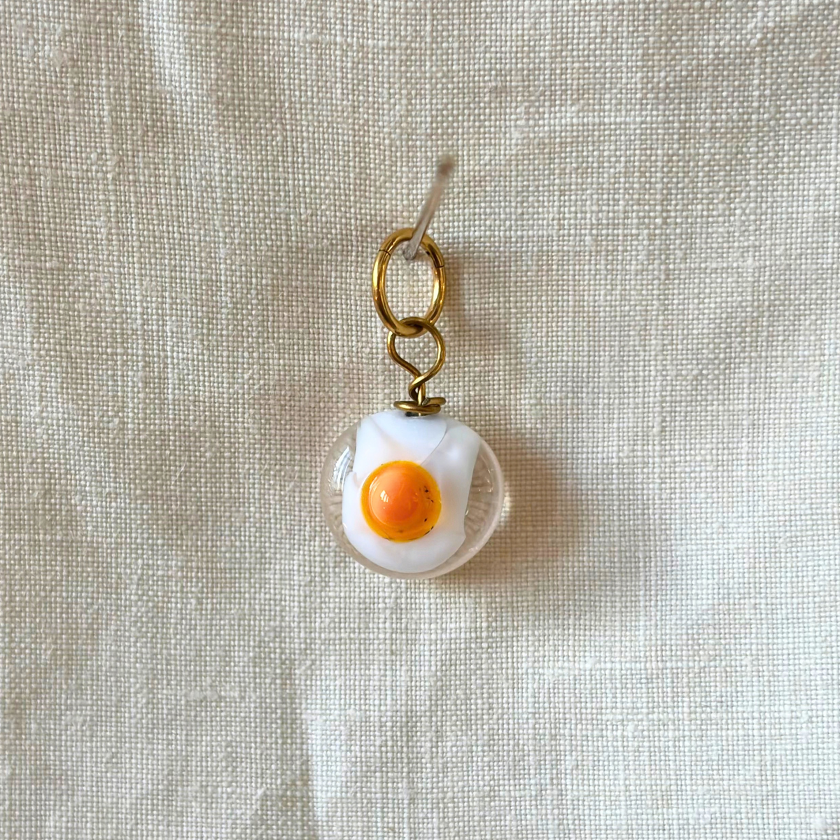 Egg - Murano Glass Food Charm