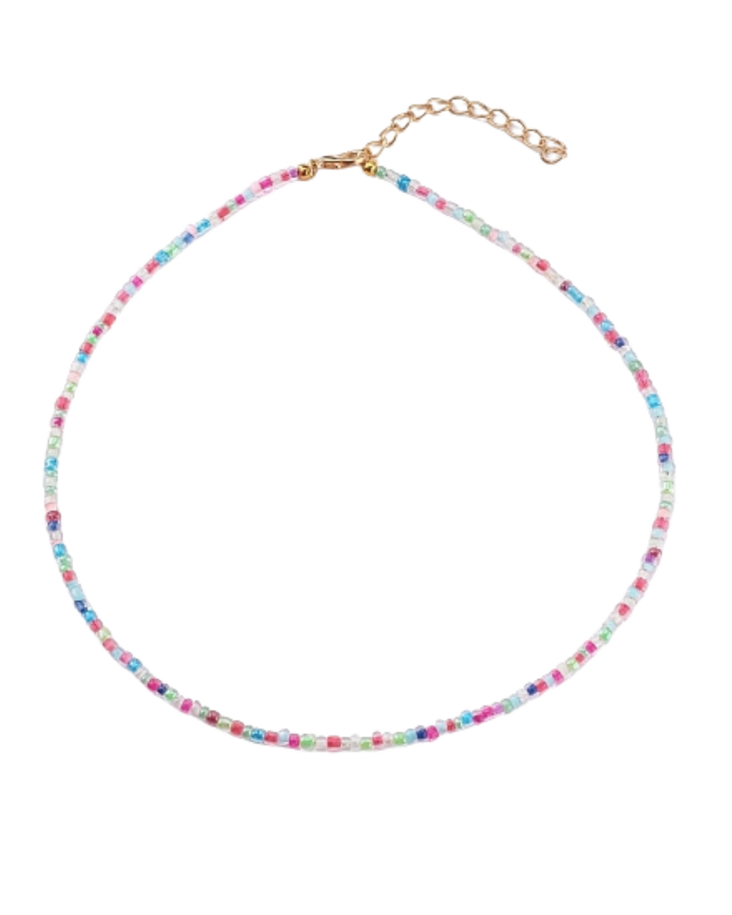 Beaded Seed Bead Necklace