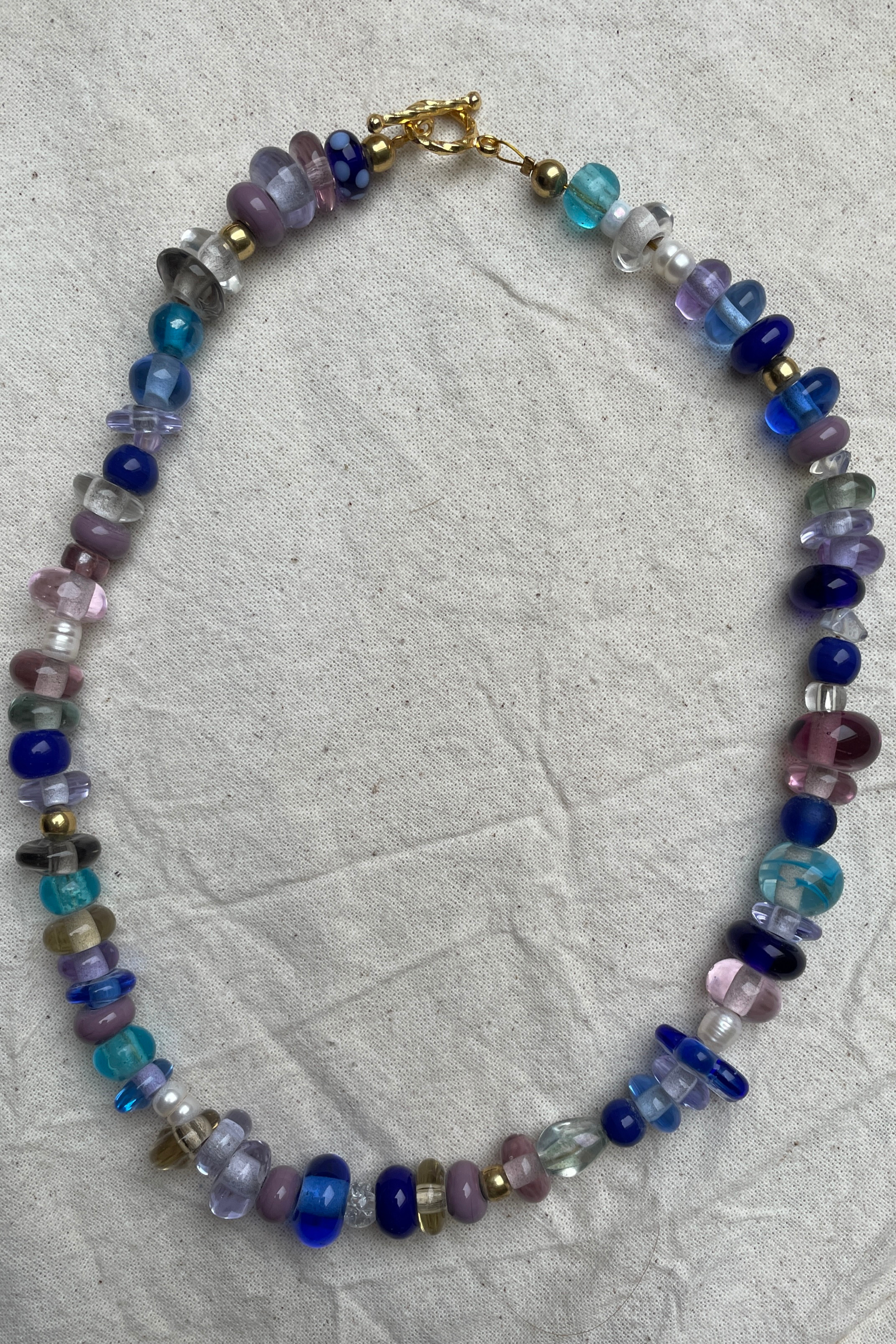 Selma - Glass Bead Necklace