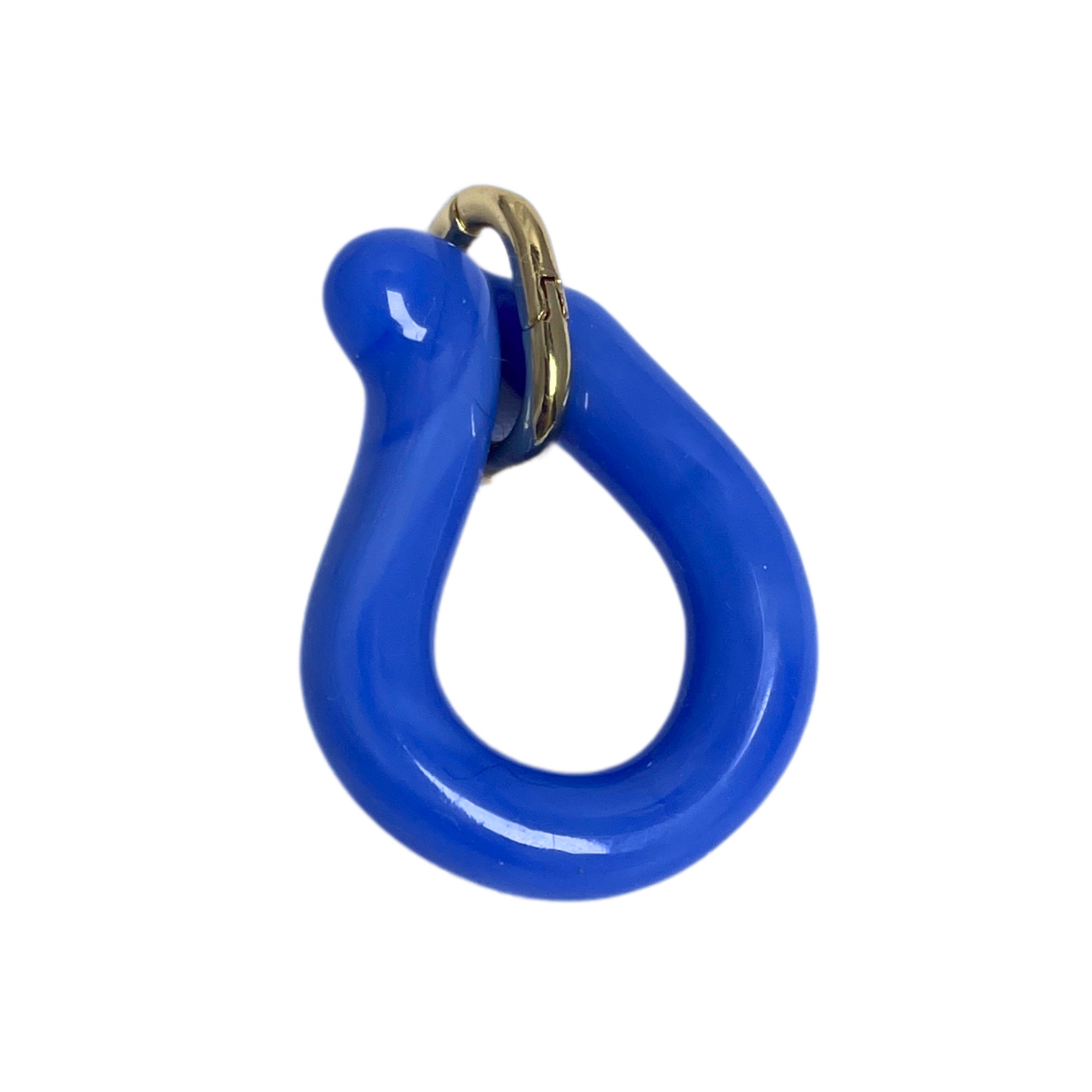 Melt - Solid Periwinkle Lilac - Murano Glass Drop