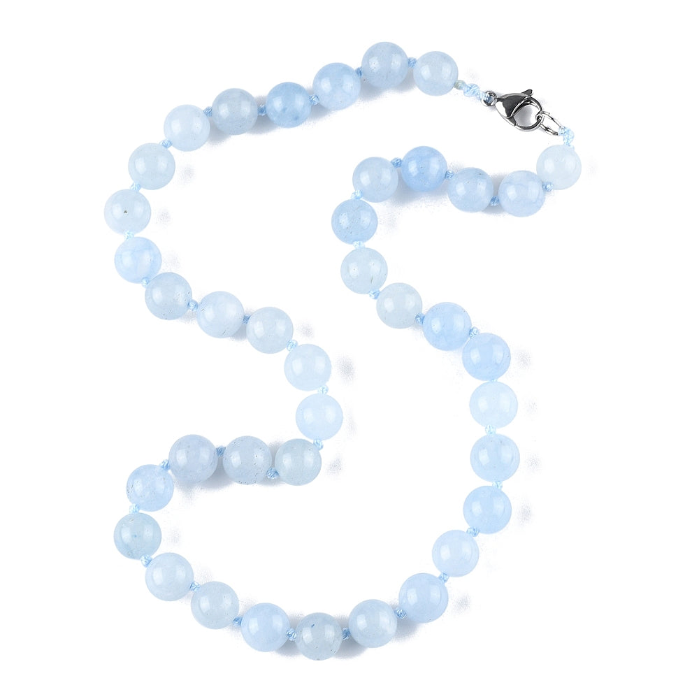 Greta Natural Stone Beaded Necklace