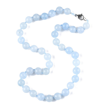 Greta Natural Stone Beaded Necklace