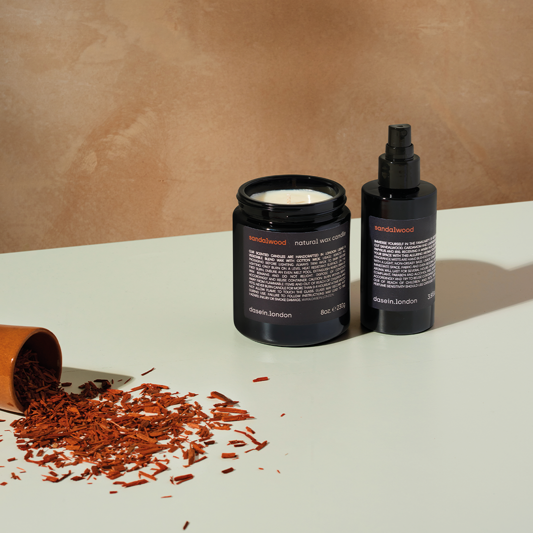 Sandalwood natural wax candle (230g)