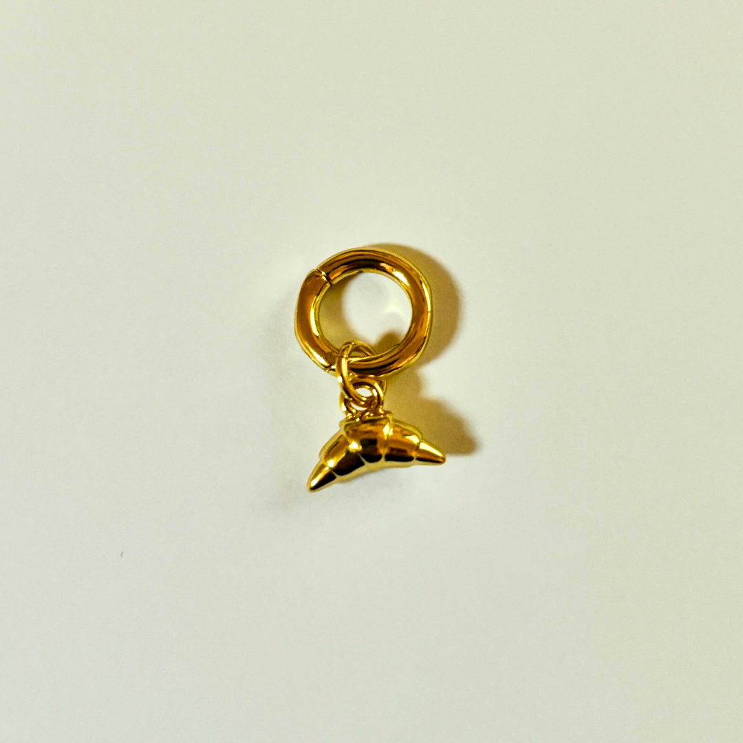 Croissant Charm - 18k Gold Plate