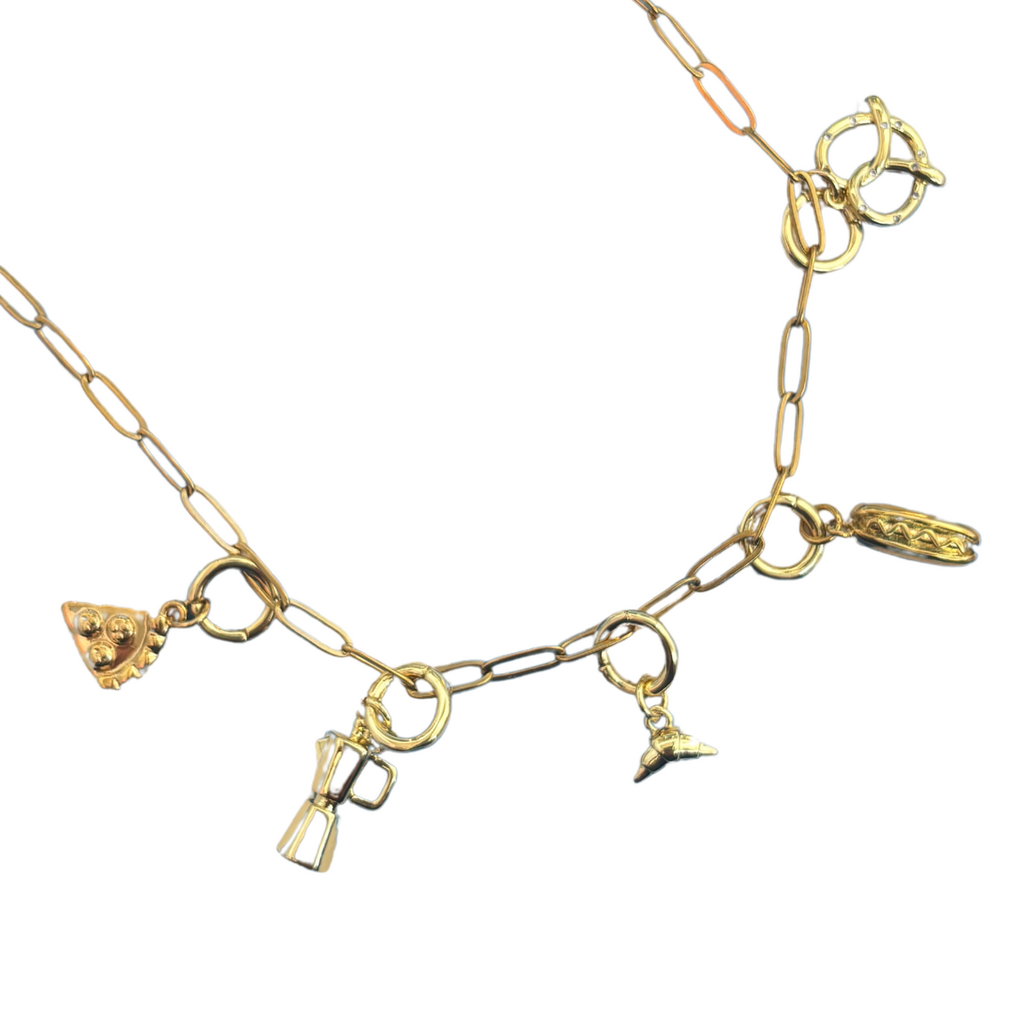 Favourite Things - Foodie Charm Necklace 18K Gold Plate