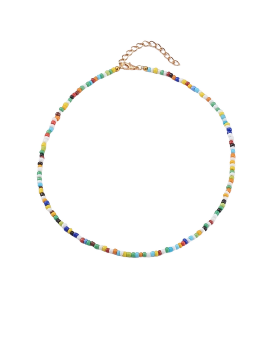 Beaded Seed Bead Necklace