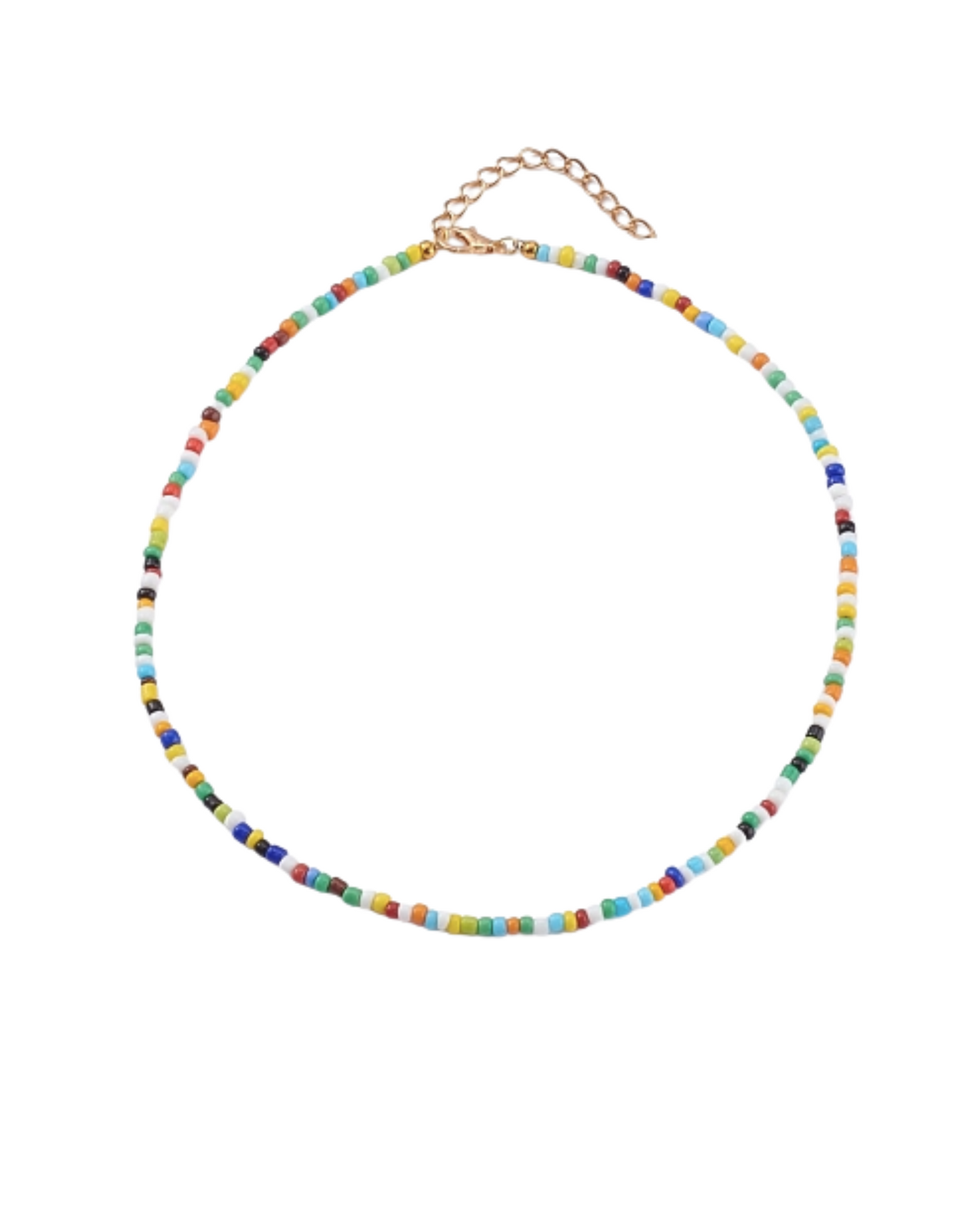 Beaded Seed Bead Necklace