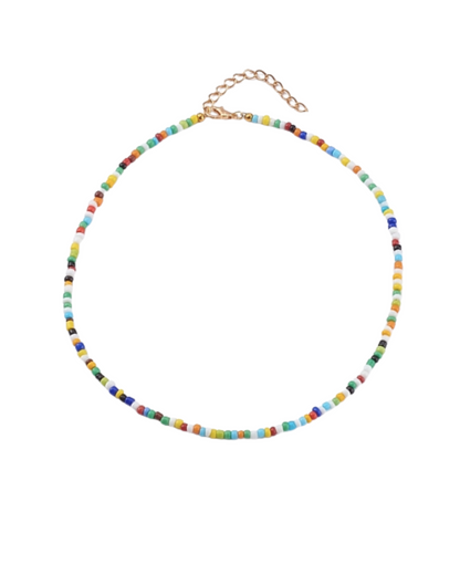 Beaded Seed Bead Necklace