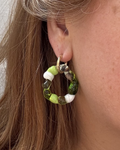 Gelato - Verdant Green - Murano Glass Charm Earrings on Gold or Silver
