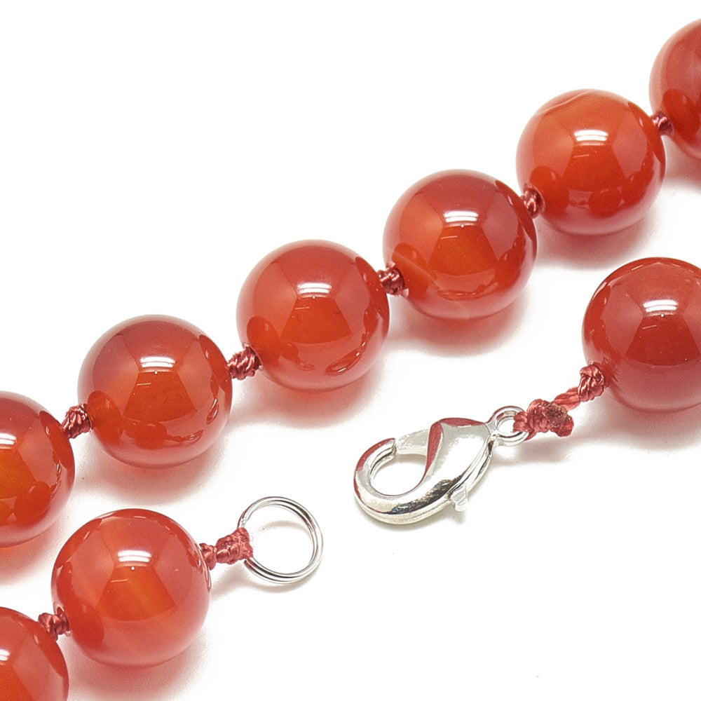 Greta Natural Stone Beaded Necklace