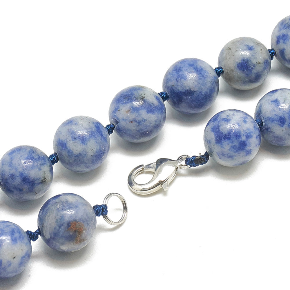Greta Natural Stone Beaded Necklace