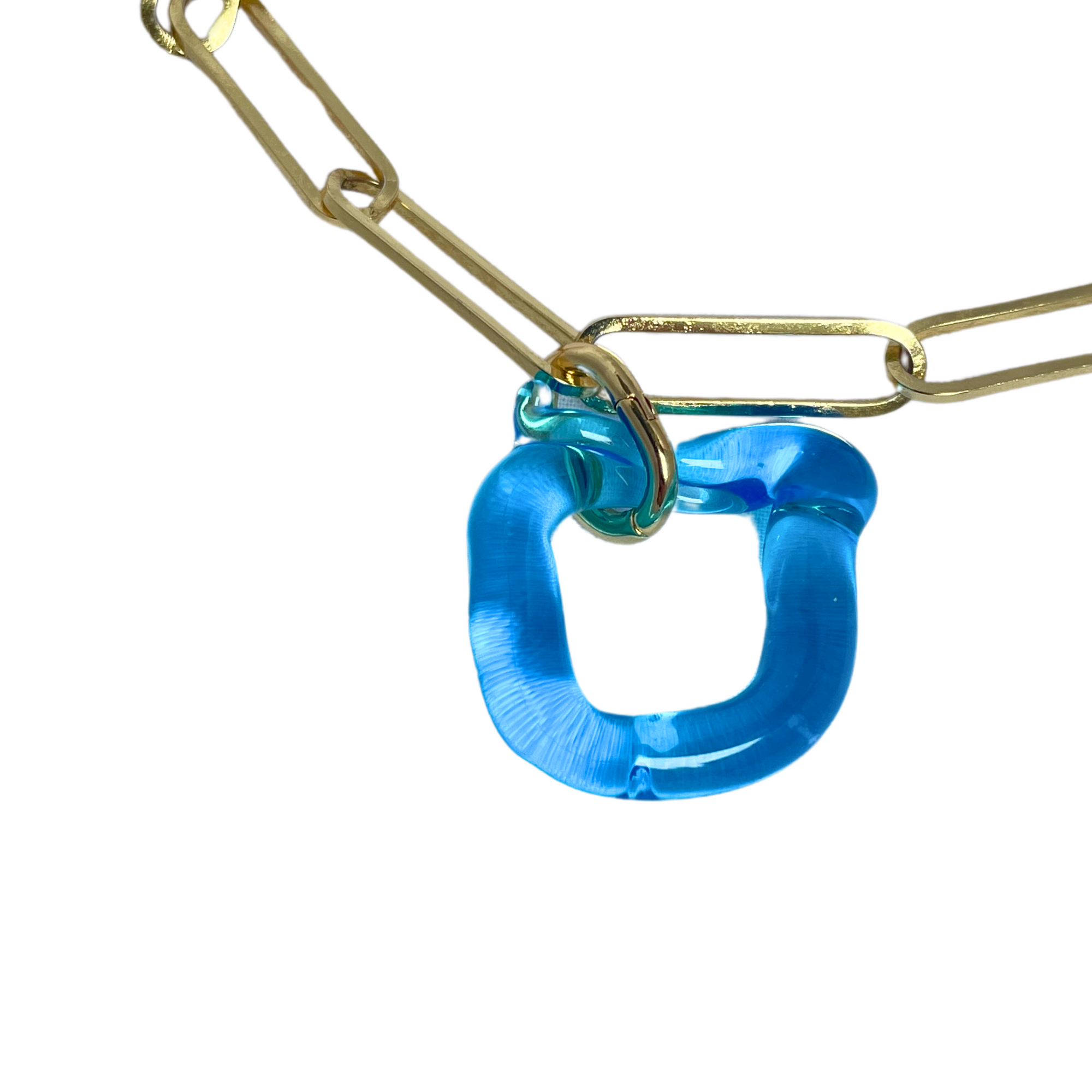 Melt - Brightest Blue - Murano Glass Drop Earrings