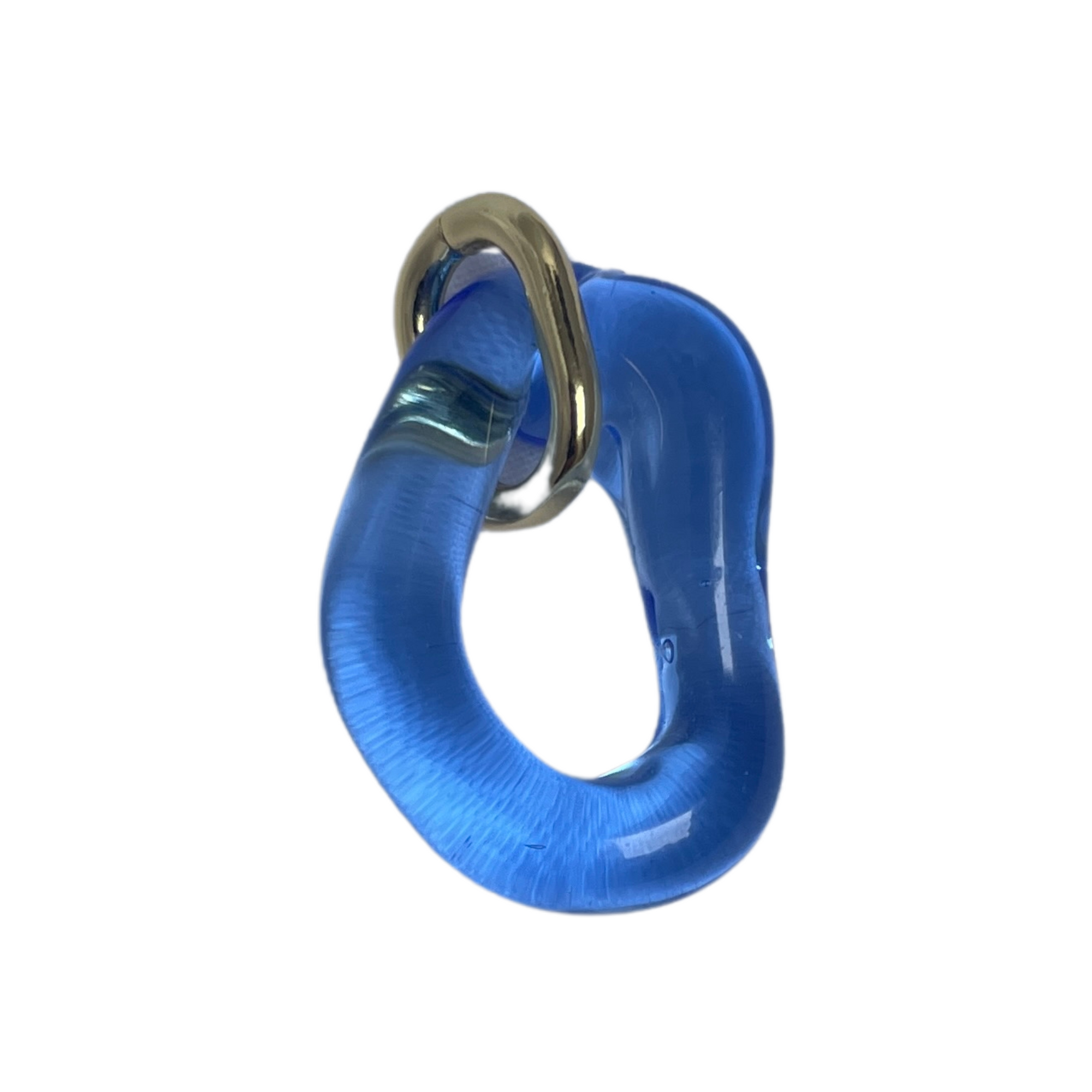 Melt - Sky Blue - Murano Glass Drop