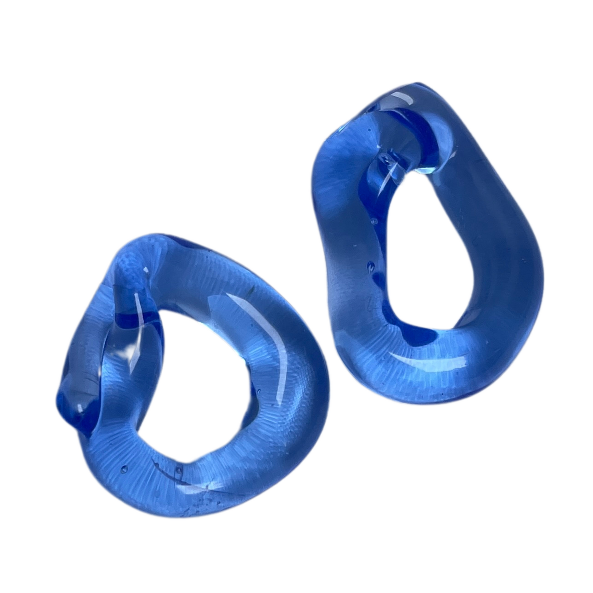 Melt - Sky Blue - Murano Glass Drop