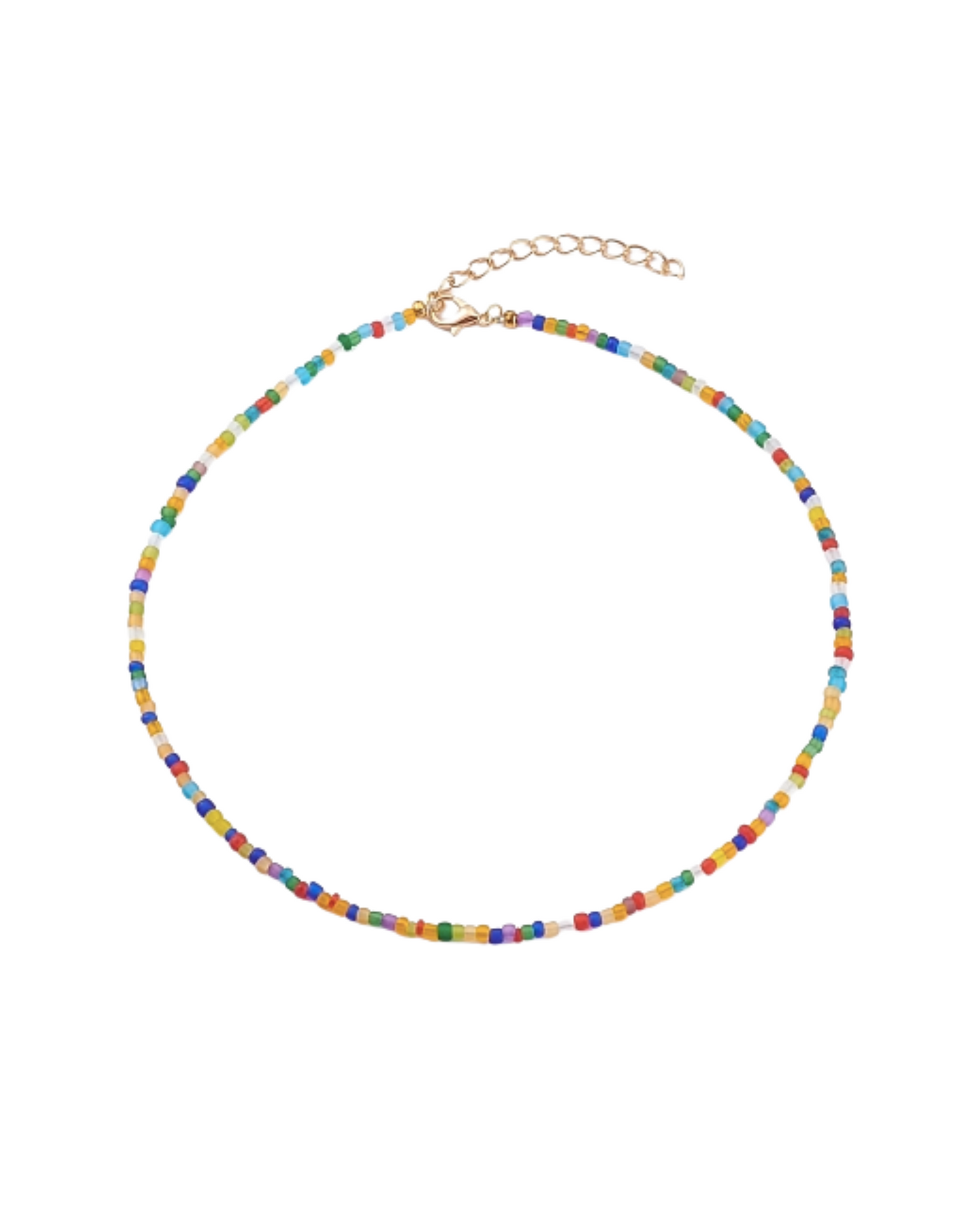Beaded Seed Bead Necklace