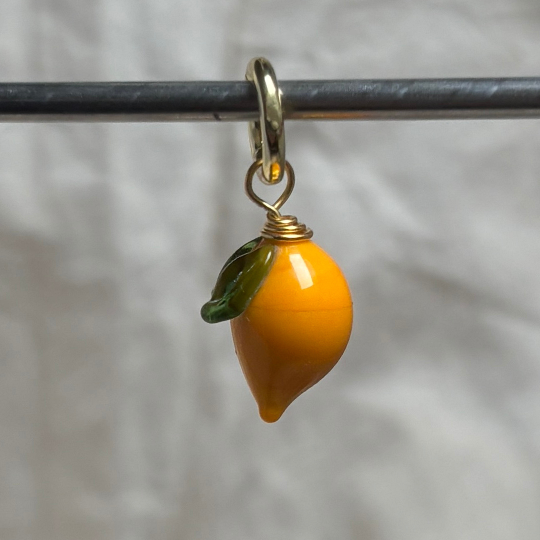 Lemon - Murano Glass Food Charm