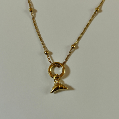 Croissant Charm - 18k Gold Plate