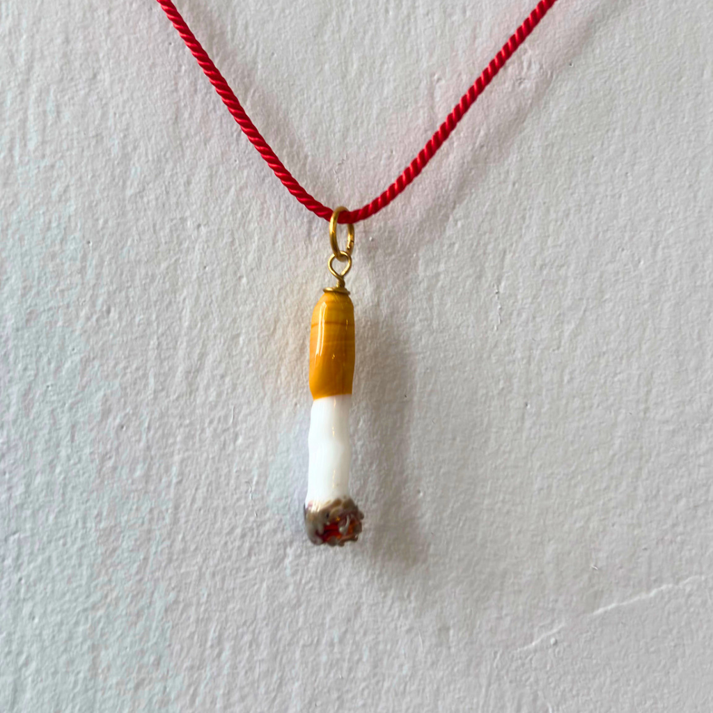 Murano Glass Cigarette Charm