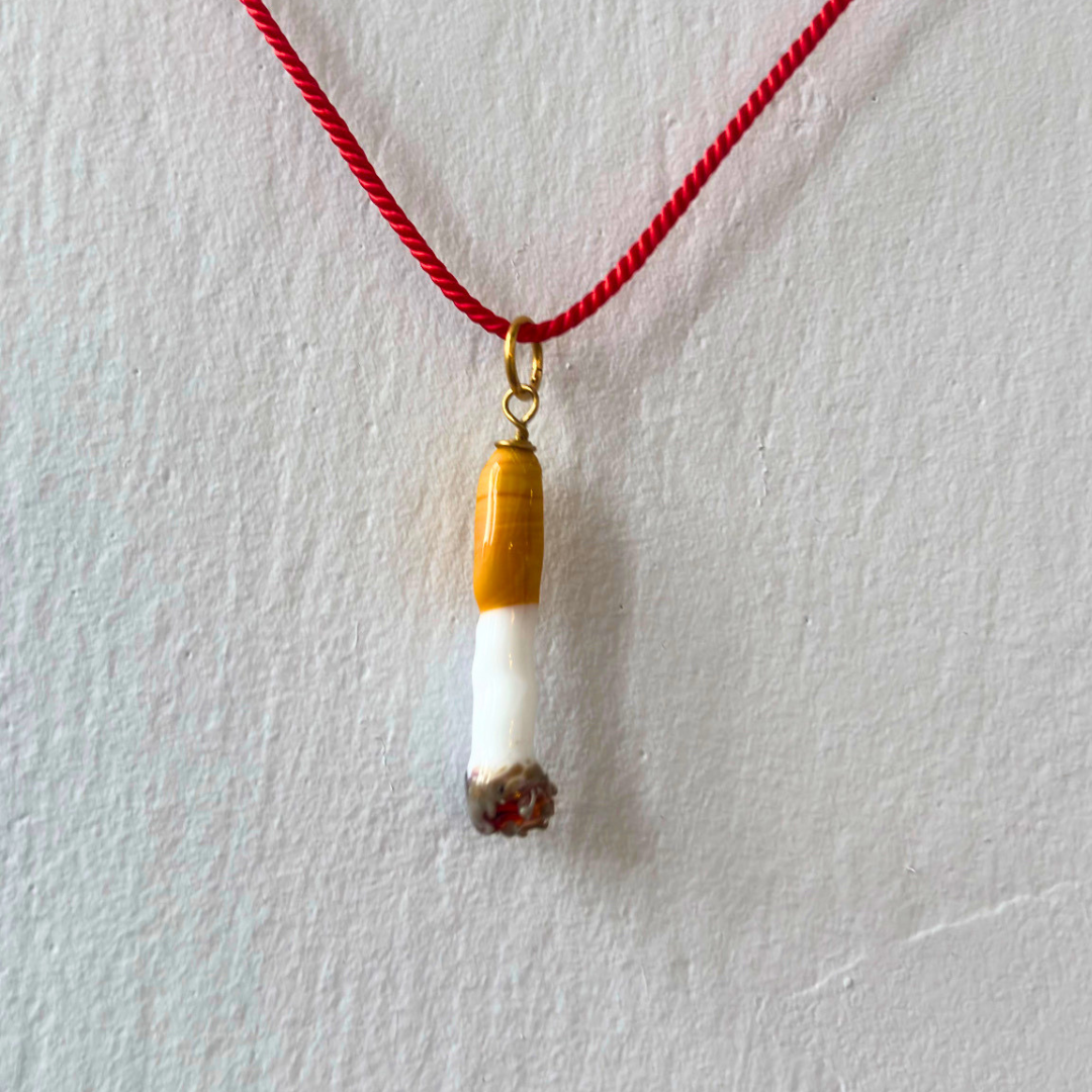 Murano Glass Cigarette Charm