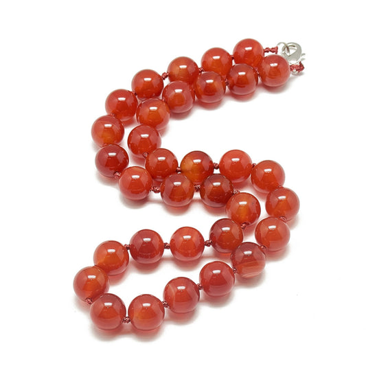 Greta Natural Stone Beaded Necklace