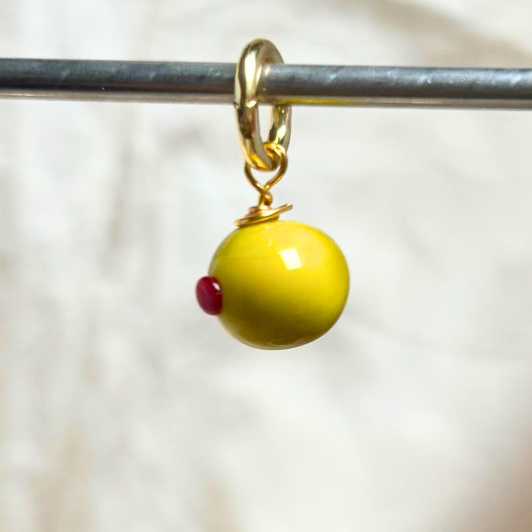 Olive - Murano Glass Food Charm