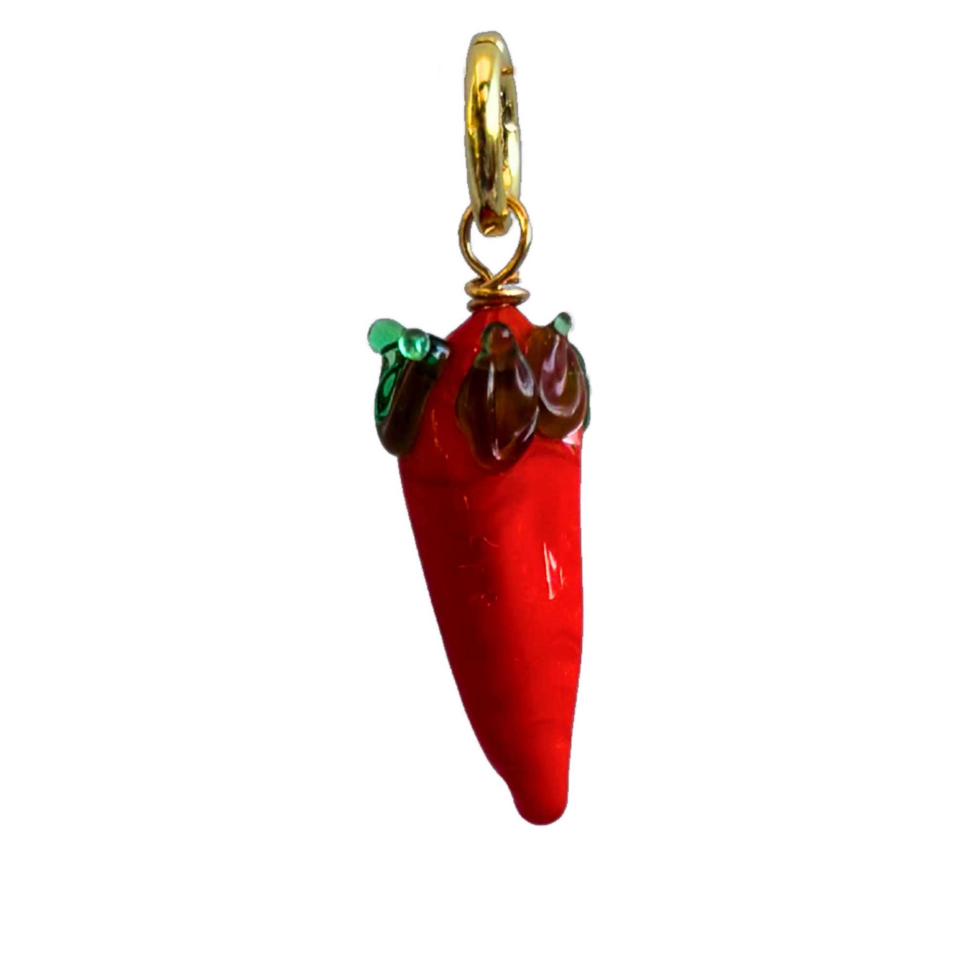 Carrot  - Murano Glass Food Charm
