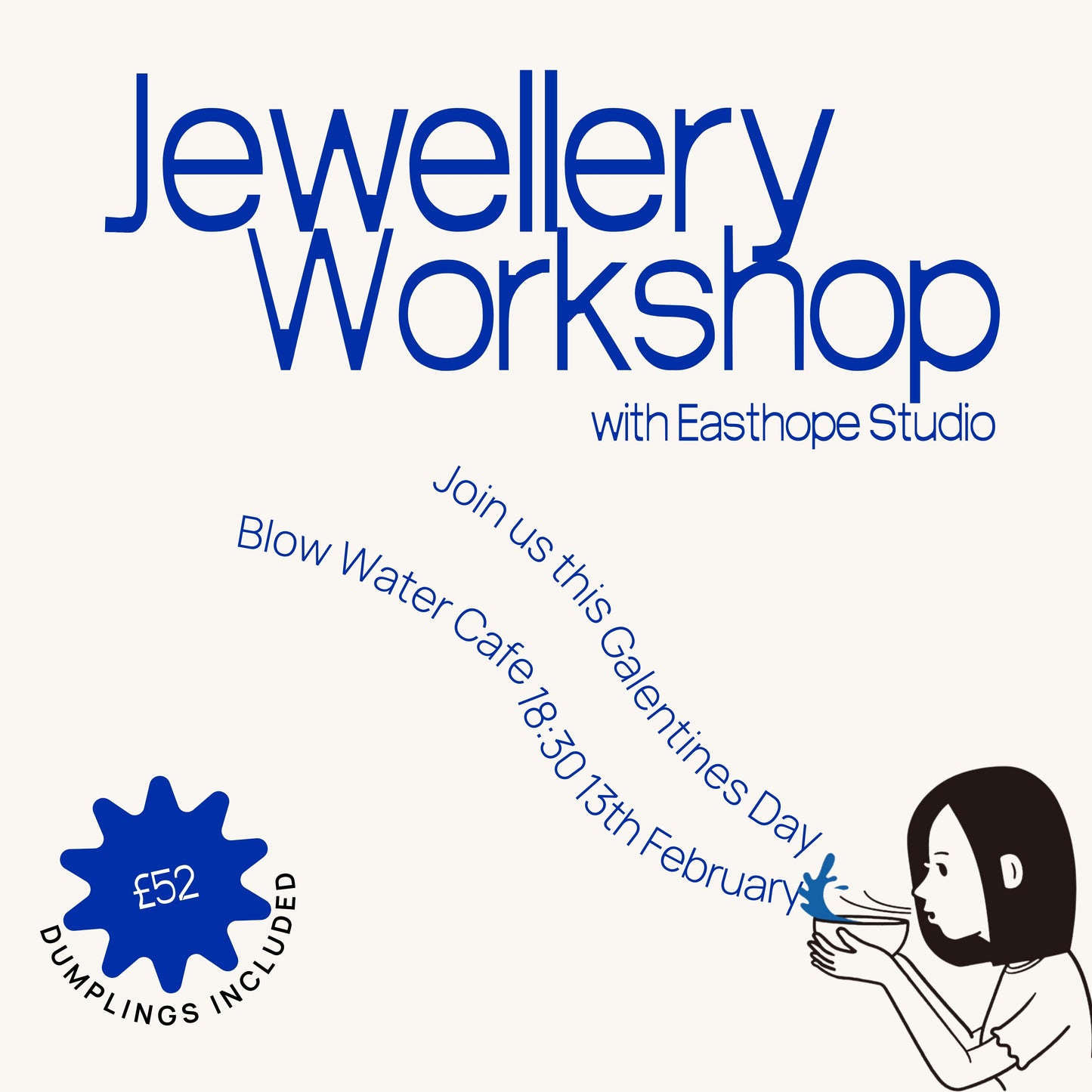 13th February - Blow Water X Easthope - Beaded Charm Necklace Workshop