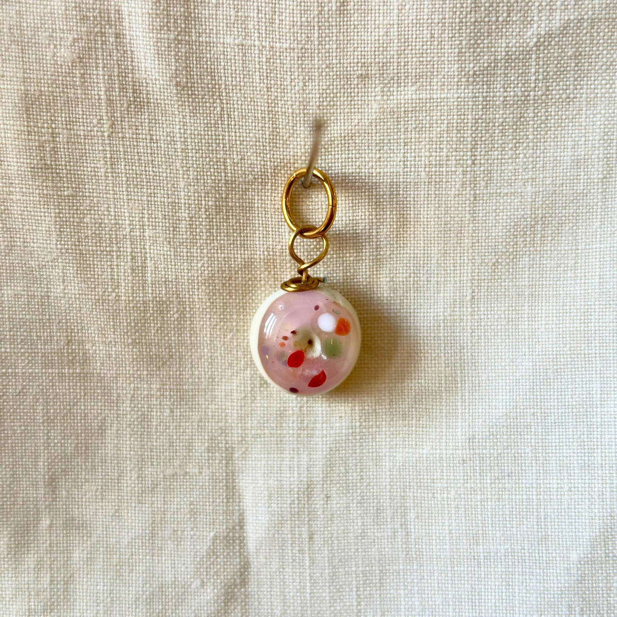 Doughnut - Murano Glass Food Charm