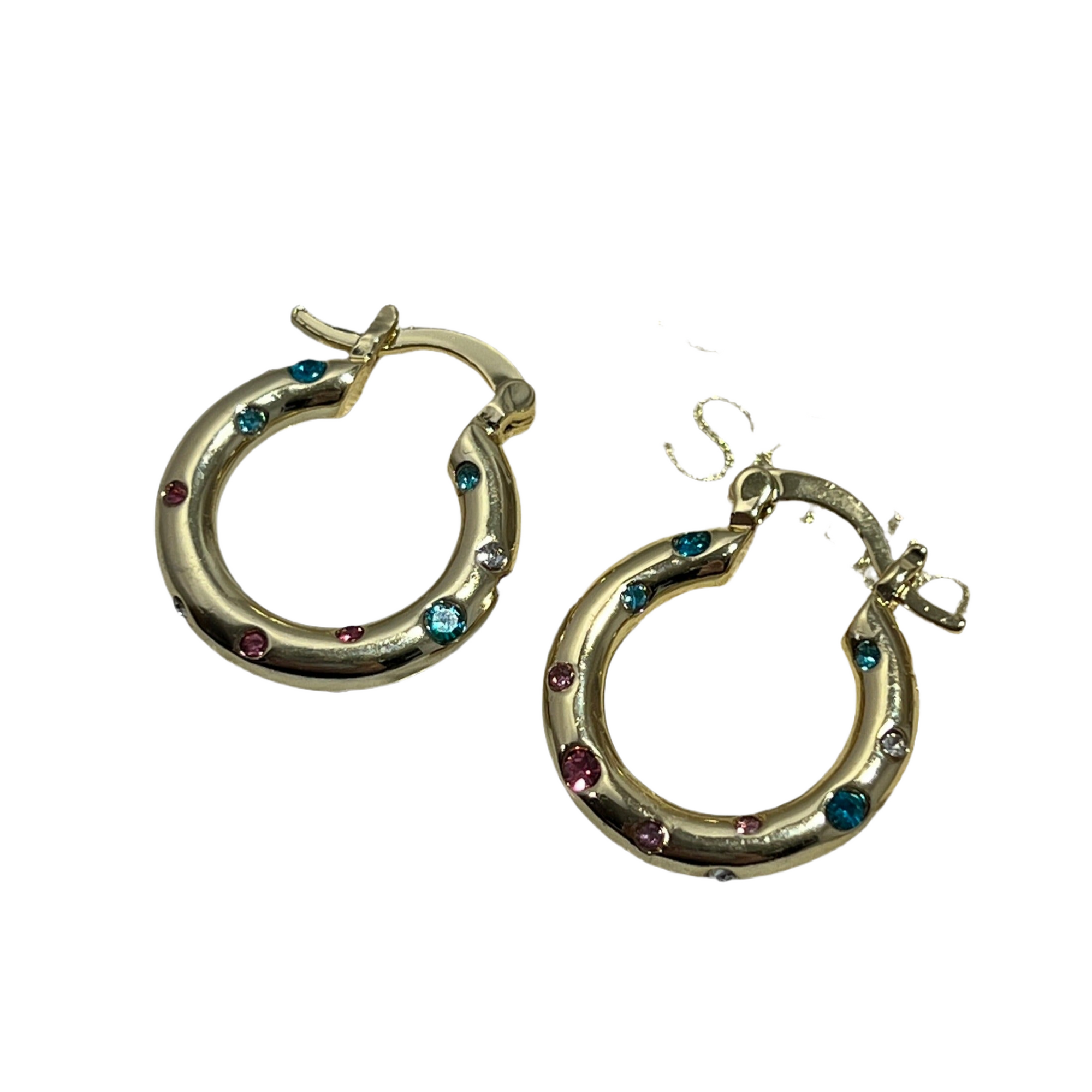The Eleanor - Jewelled Everyday Hoops
