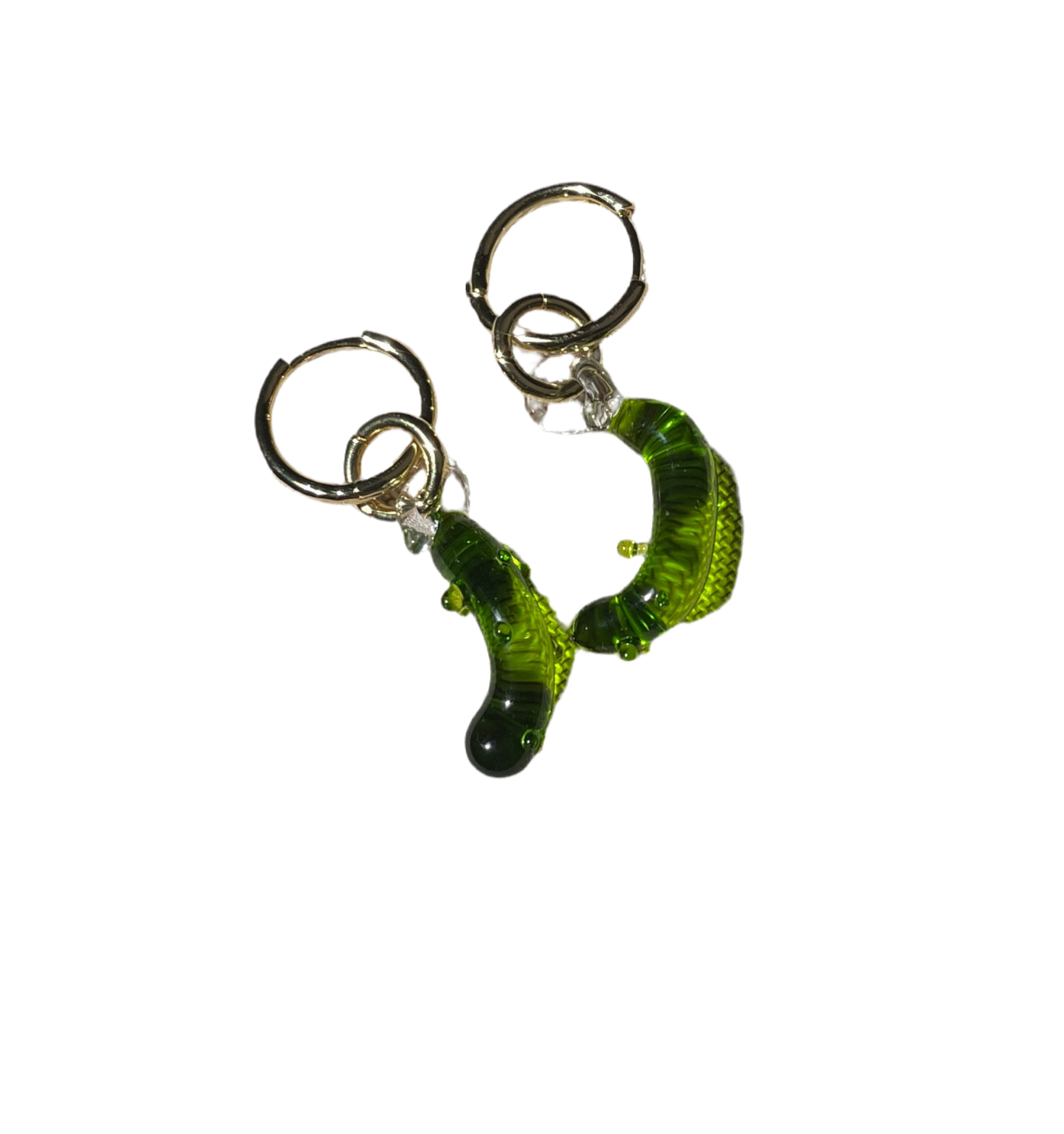 Pickle Party Glass Charm
