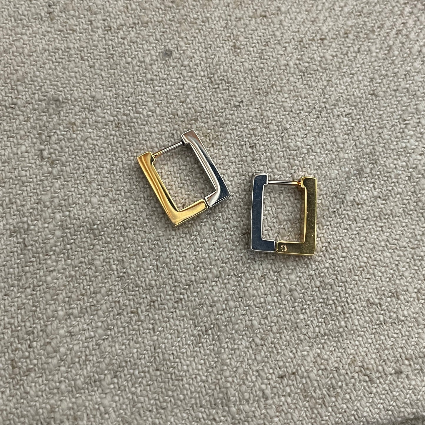 Duo Square - Gold and Silver