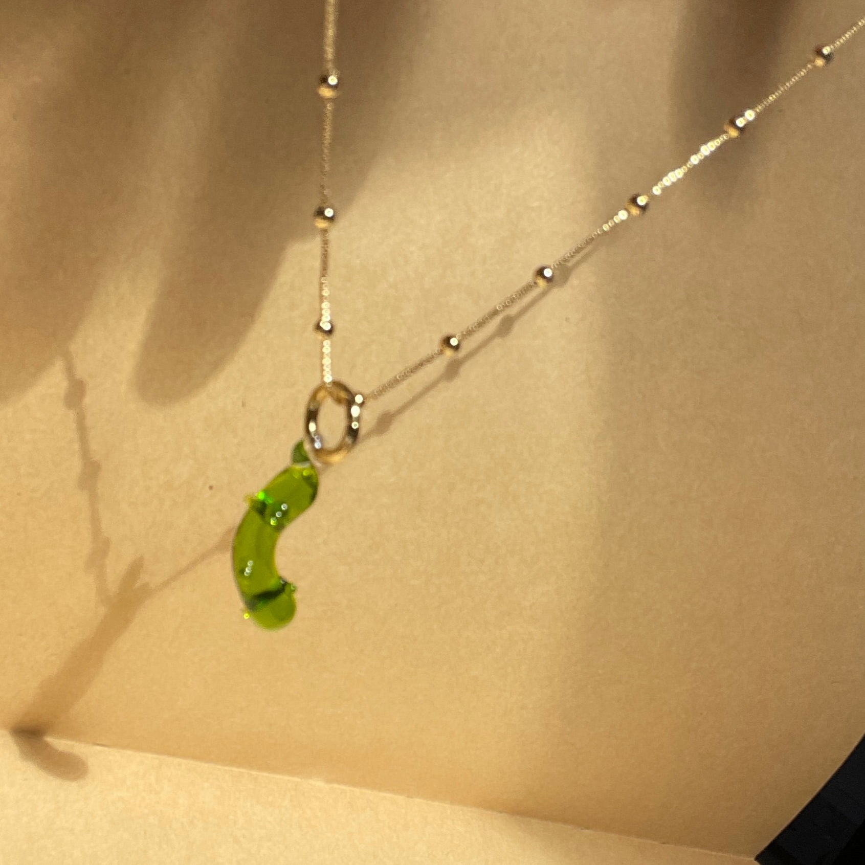 Pickle Party Glass Charm