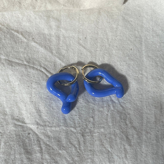 Melt - Cornflower Blue - Murano Glass Drop