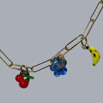 Charm Necklace - with 5 Charms