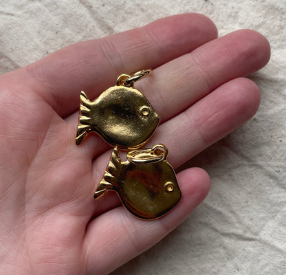 Charms - Vintage - Guppy Fish